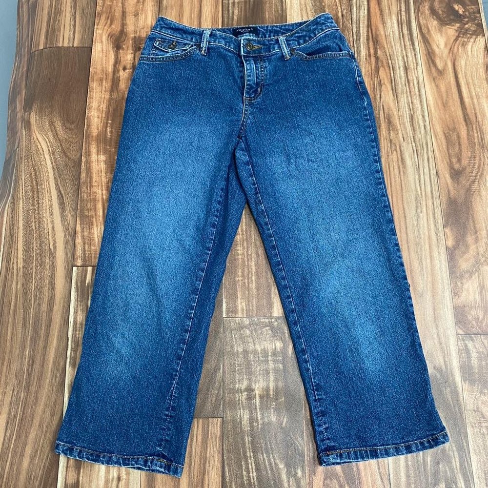 sonoma capri crop jeans women 4p blue